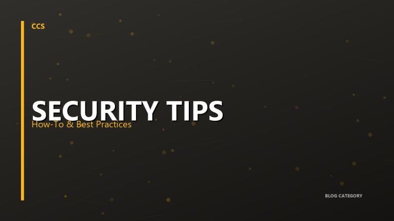 Security Tips category placeholder